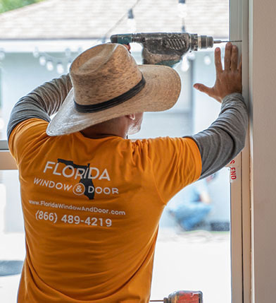 Impact window installation