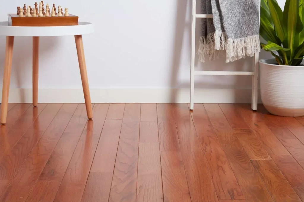 Sustainable wood flooring that helps to promote eco-friendly living. 